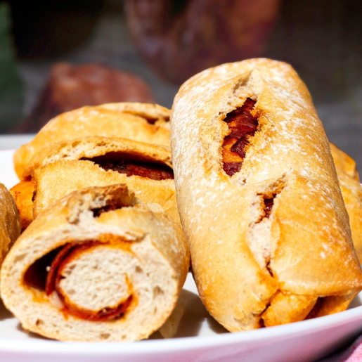 Pão com Chouriço Rústico