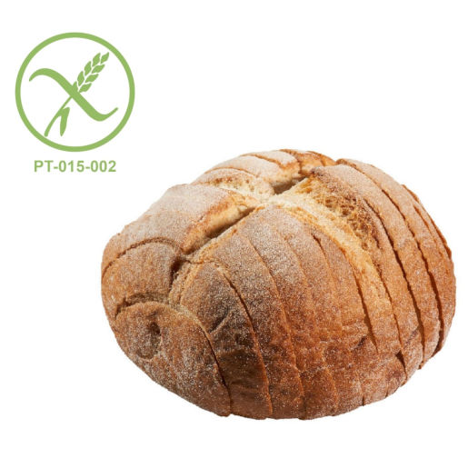 Pão Rustico Fatiado Sem Gluten