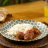Almôndegas com Arroz Basmati